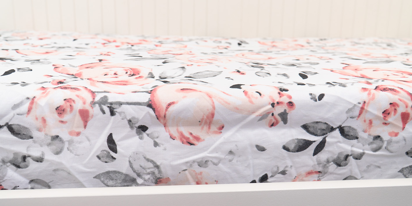 prześcieradło 80x160 flaming róże 